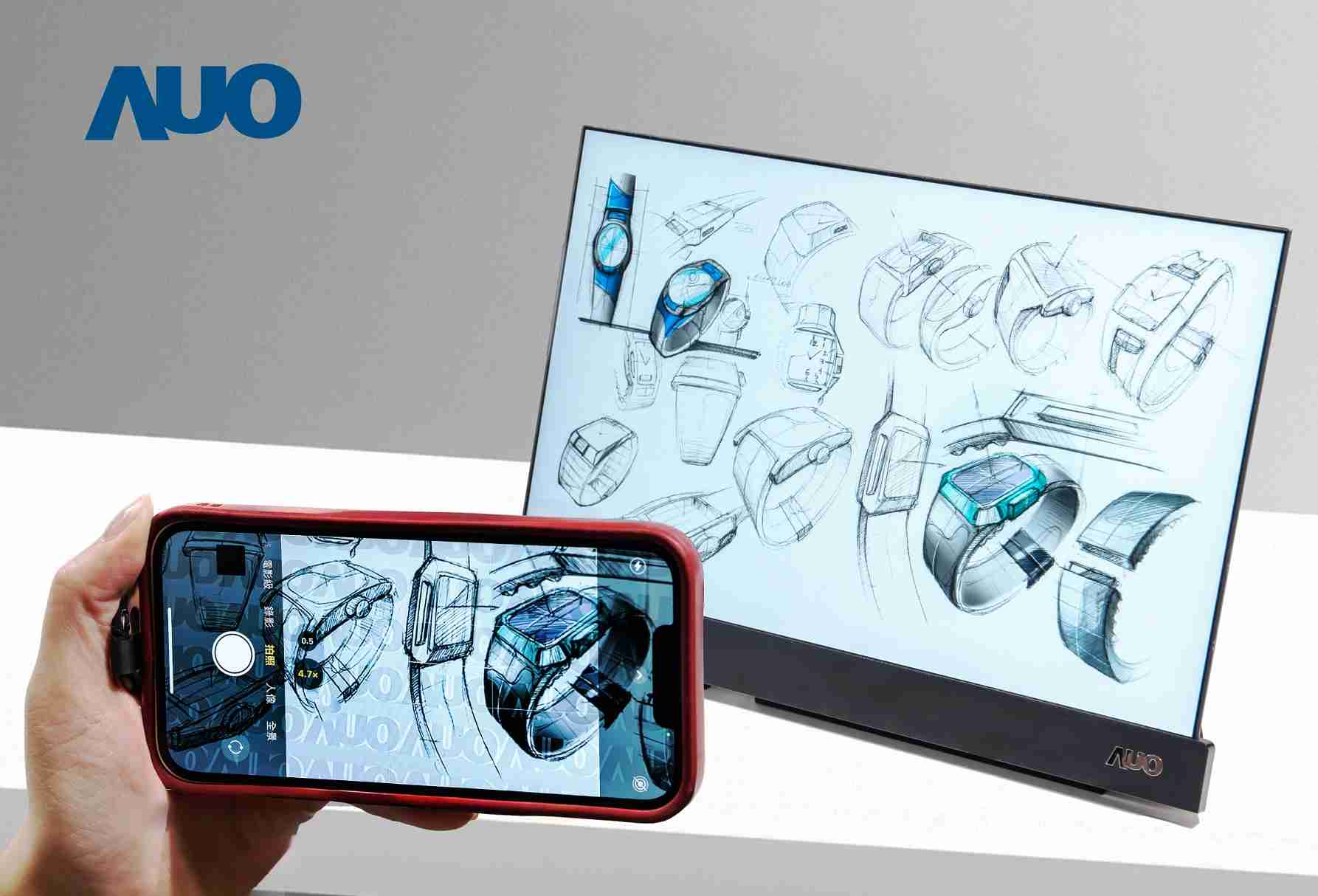 红龙扑克16吋防窥显示器，，，，采用人眼无法察觉、、、、相机拍摄时才显现的隐藏式水印技术，，，未来可结合AI镜头侦测周围环境，，，实时开启或关闭水印，，，大幅提升在公共场域使用显示器的安全性